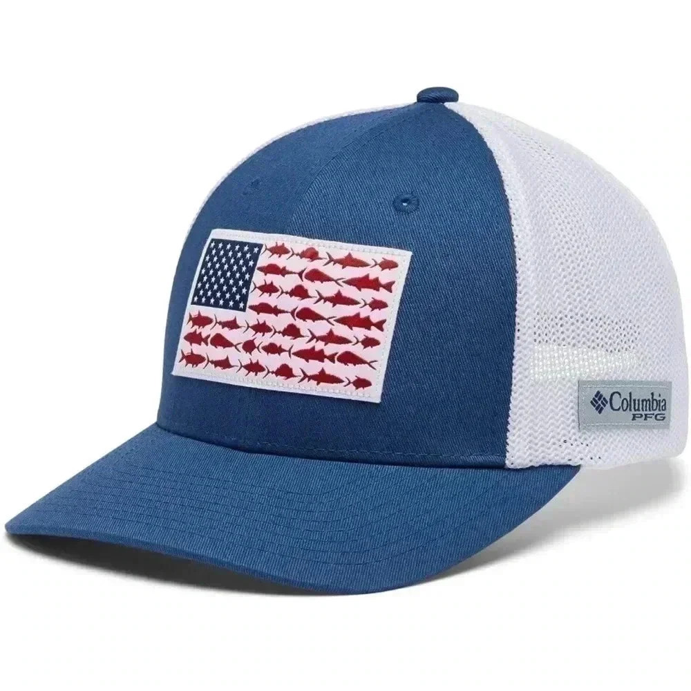 Columbia Tree Flag Mesh Ball Cap-High